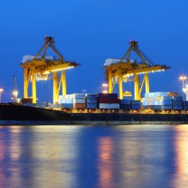 Éclairage extensif à LED dans le port d’Anvers, Belgique